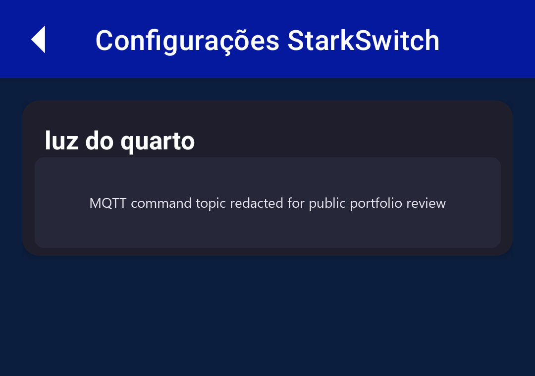Android StarkSwitch device control