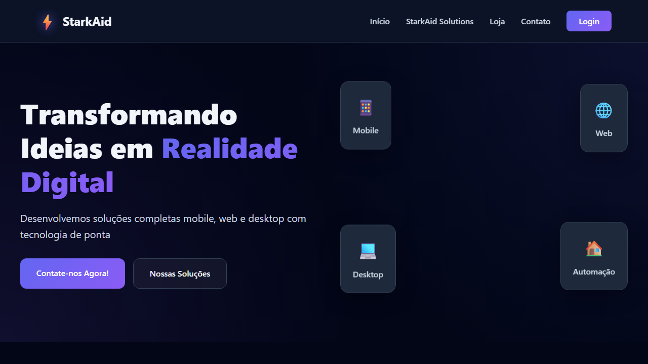 StarkAid public web surface